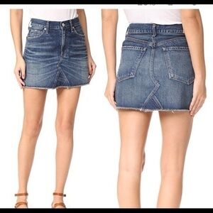 citizens of Humanity jean mini skirt size 30